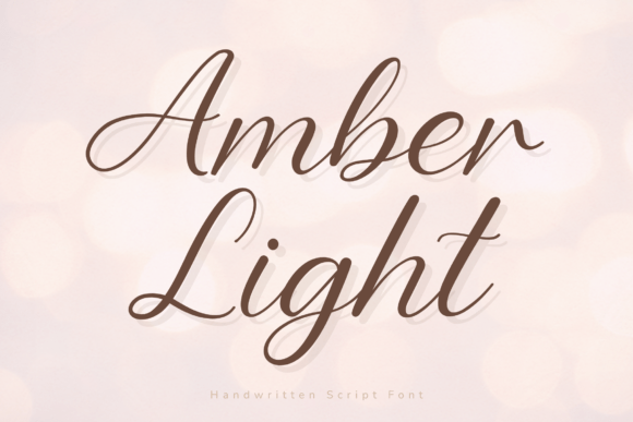 Amber Light: The Elegant Script Font for Refined Design