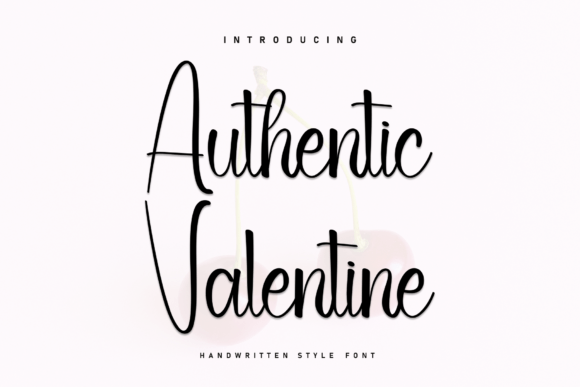 Authentic Valentine: A Handwritten Font for Heartfelt Design
