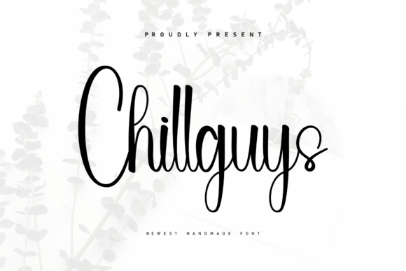 Chillguys: A Handwritten Font for Modern Design