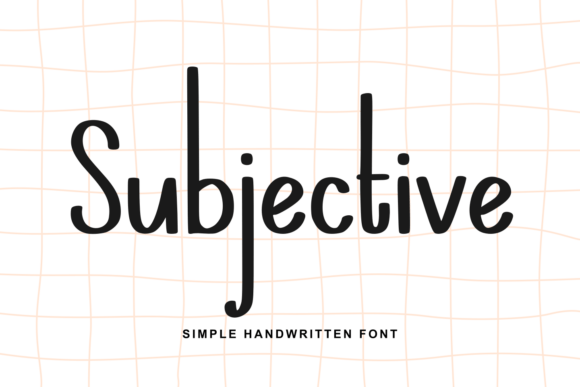 Discover the Carefree Spirit of the Subjective Typeface