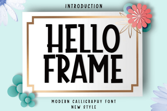 Hello Frame: A Sophisticated Script for Autumnal Design