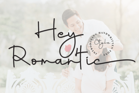Hey Romantic: Whispering Modern Elegance Through Typography