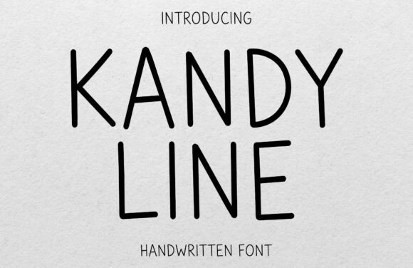 Kandy Line: The Playful Handwritten Font for Modern Design