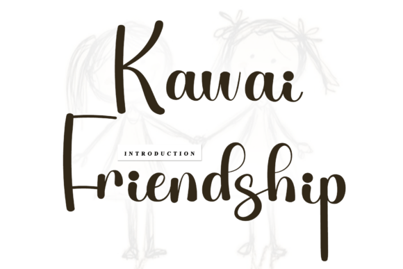 Kawai Friendship: A Handwritten Font for Authentic Branding