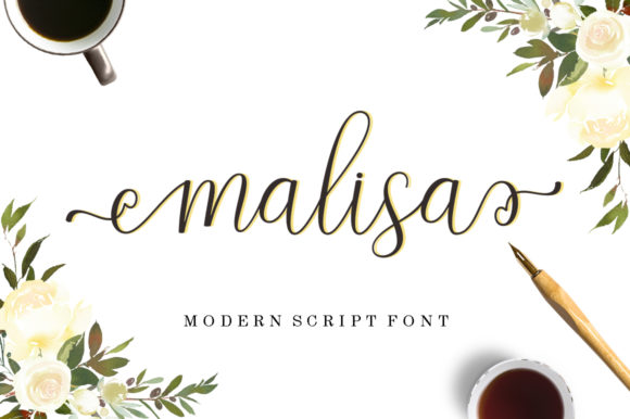 Malisa: A Handwritten Font for Elegant Design Projects