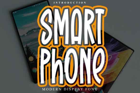 Smart Phone: Elevating Autumn Aesthetics with Sophisticated Typography