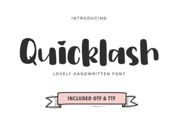 The Bold Impact of Quicklash Font in Visual Design