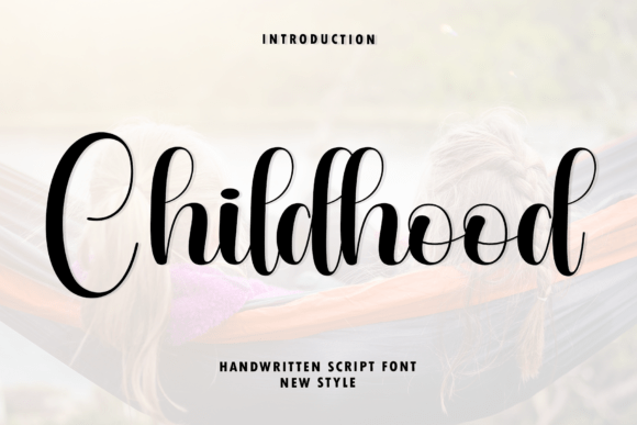 The Graceful Flow of Childhood: A Script Font for Modern Branding