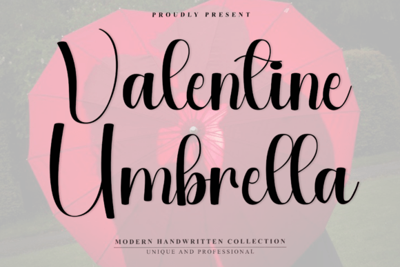 Valentine Umbrella: A Sophisticated Script for Modern Design