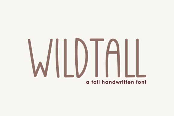 Wildtall: Authentic Handwritten Font for Modern Design